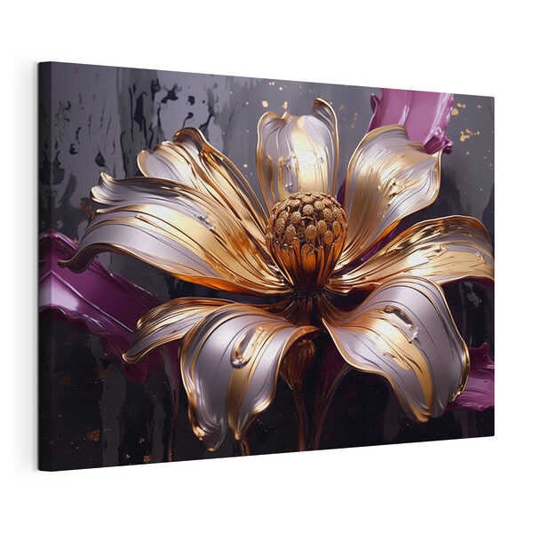 Cuadros Una hermosa flor con pétalos ondulados (SKU: s43425) Cuadros Cuadros Una hermosa flor con pétalos ondulados (SKU: s43425)