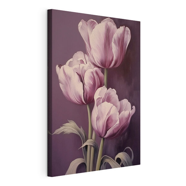 Cuadro de tulipanes rosas Cuadros Cuadro de tulipanes rosas
