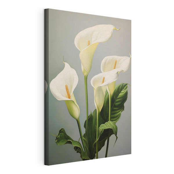Cuadros Elegantes flores blancas bajo una luz suave (SKU: s43558) Cuadros Cuadros Elegantes flores blancas bajo una luz suave (SKU: s43558)