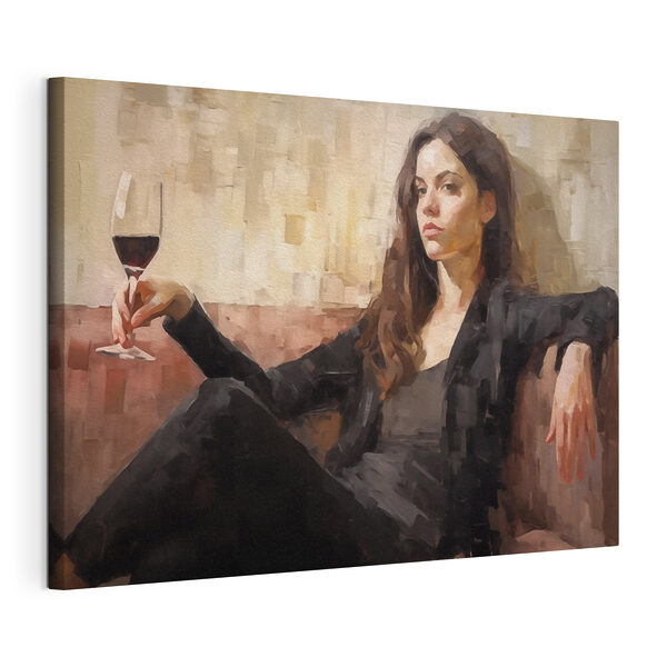 Cuadros Mujer sentada en un sofá (SKU: s43932) Cuadros Cuadros Mujer sentada en un sofá (SKU: s43932)