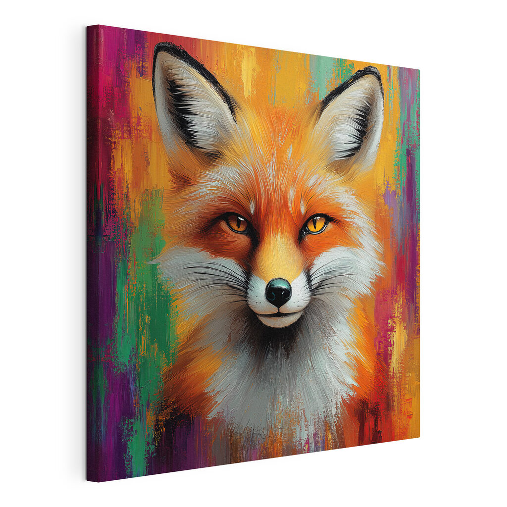 Painting of a fox