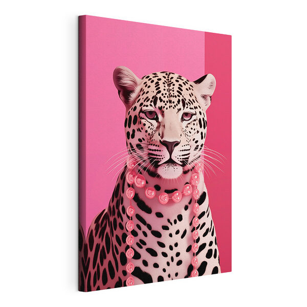 Leopardo con un collar Cuadros Leopardo con un collar