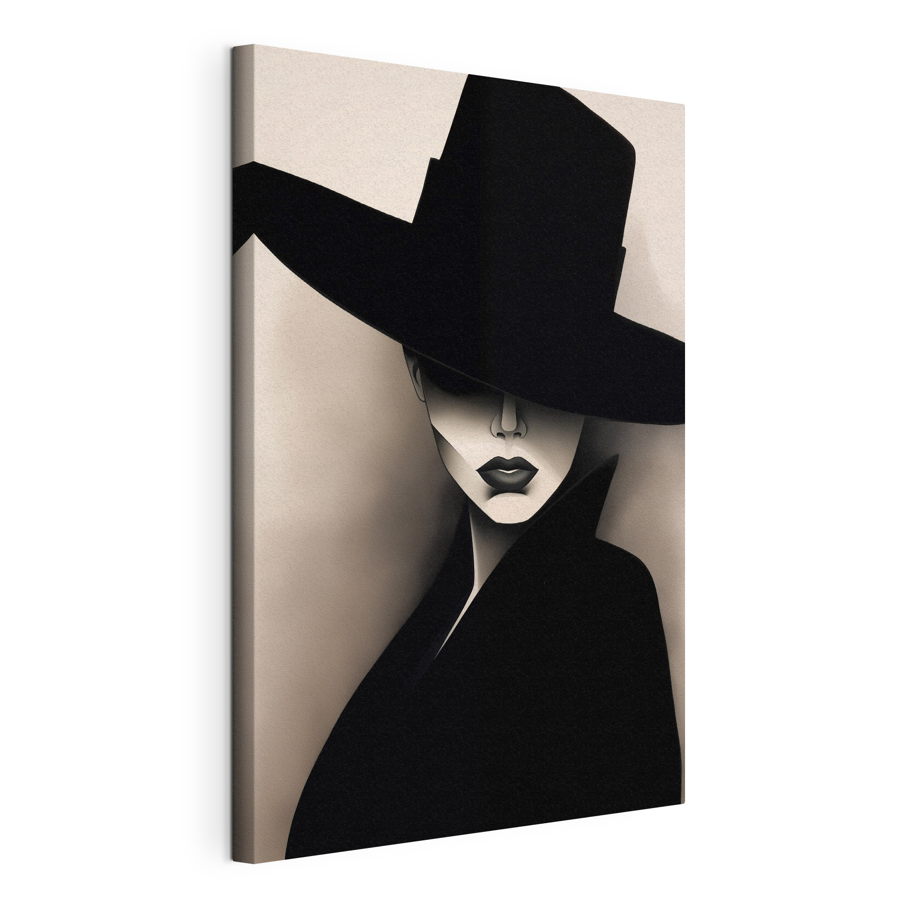 Woman wearing a hat
