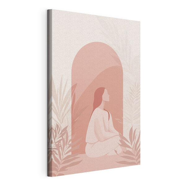 Cuadros Cuadros Mujer sentada con una túnica blanca (SKU: s44154)