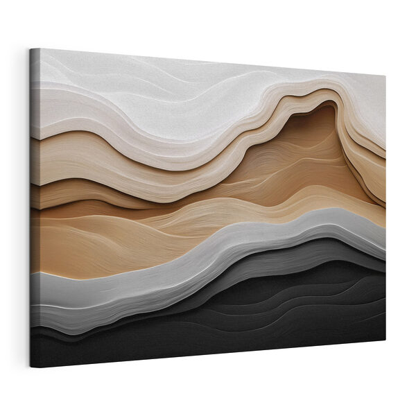 Cuadros Cuadros Suaves ondas de colores con textura (SKU: s44258)