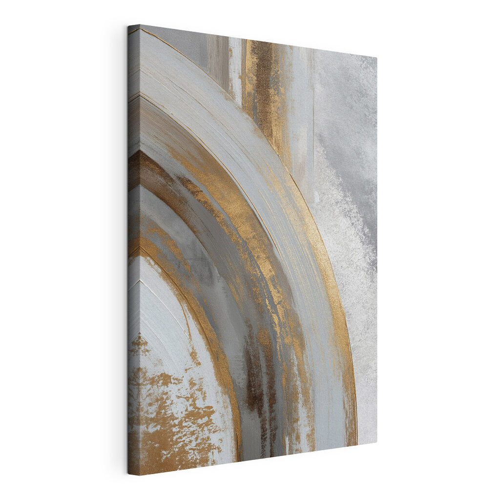 Flowing lines in muted color palette