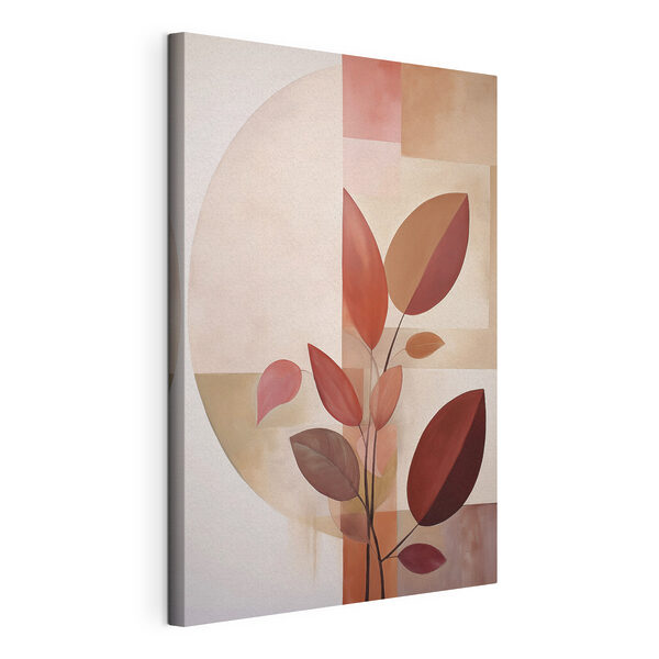 Canvas print Painting of a plant with leaves Cuadros Canvas print Painting of a plant with leaves
