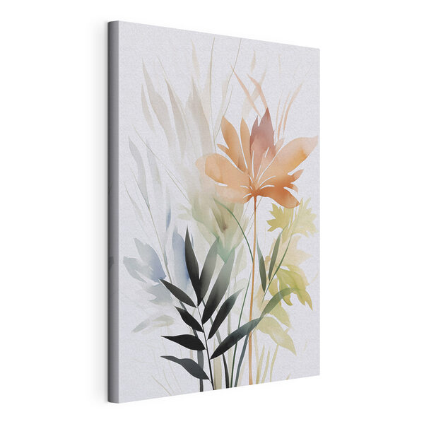 Pintura de flores y hojas Cuadros Pintura de flores y hojas