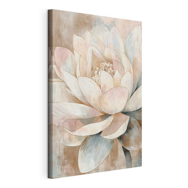 Elegante flor en suaves tonos pastel Cuadros Elegante flor en suaves tonos pastel