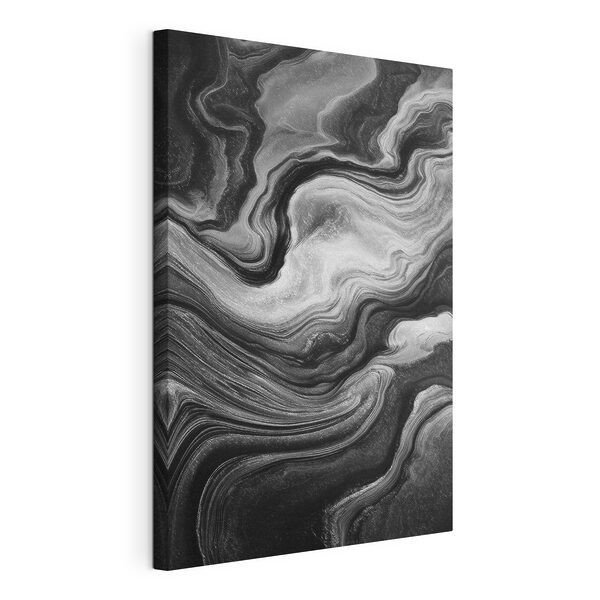 Diseño en blanco y negro con remolinos Cuadros Diseño en blanco y negro con remolinos