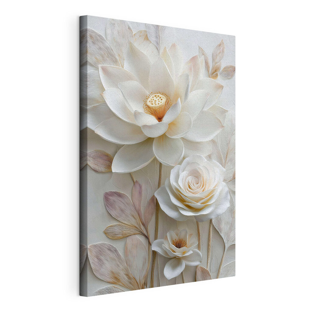 Delicate flowers bring serene beauty