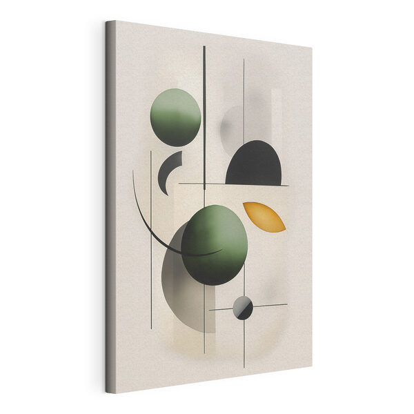 Abstract shapes in harmonious balance Abstract shapes in harmonious balance