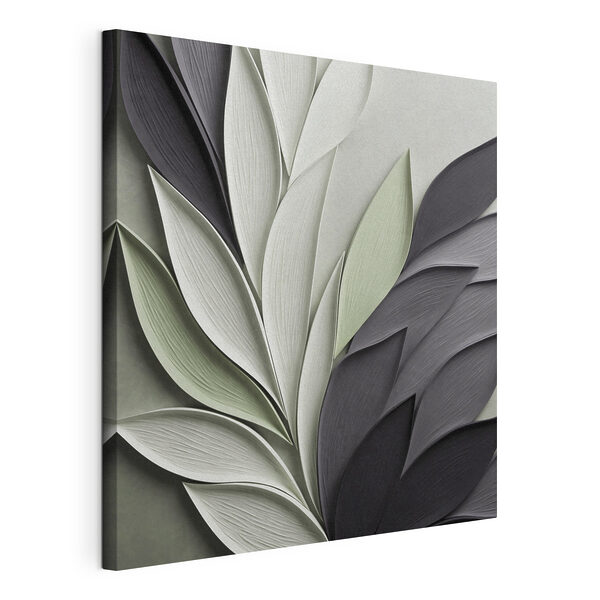 Cuadros Elegante composición de motivos de hojas