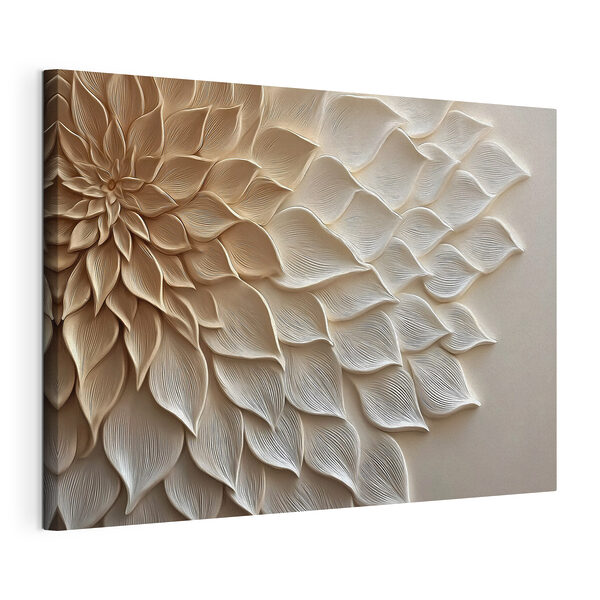 Elegante diseño floral en tonos suaves Cuadros Elegante diseño floral en tonos suaves