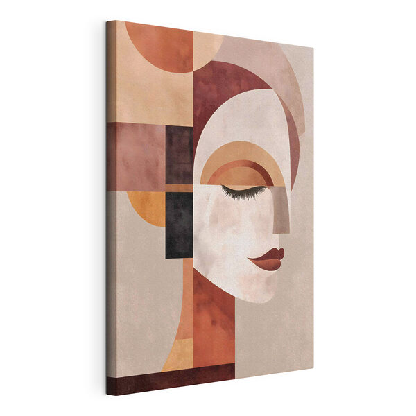 Rostro de una mujer con diferentes colores Cuadros Rostro de una mujer con diferentes colores