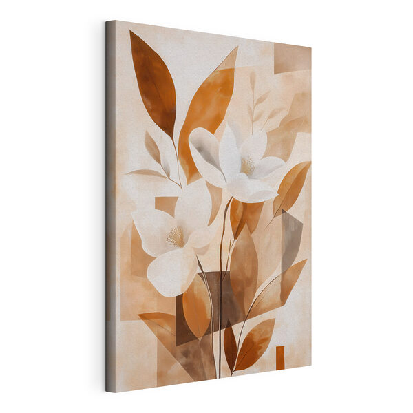 Pintura de flores y hojas Cuadros Pintura de flores y hojas