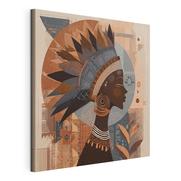 Woman in a headdress Woman in a headdress