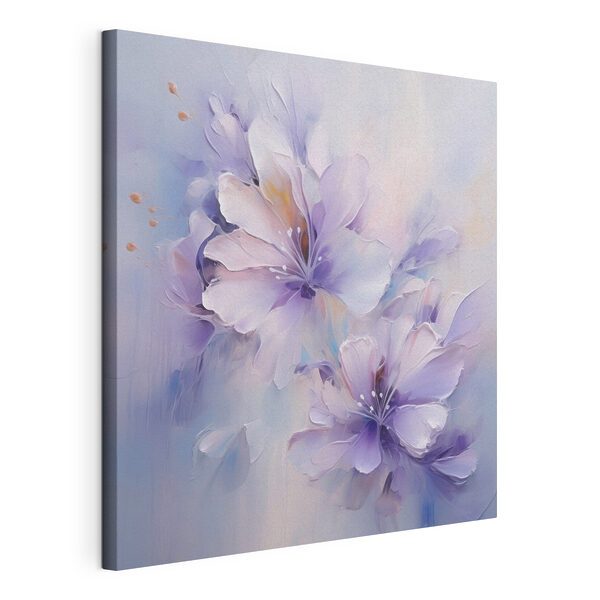 Pintura de flores sobre una superficie blanca Cuadros Pintura de flores sobre una superficie blanca