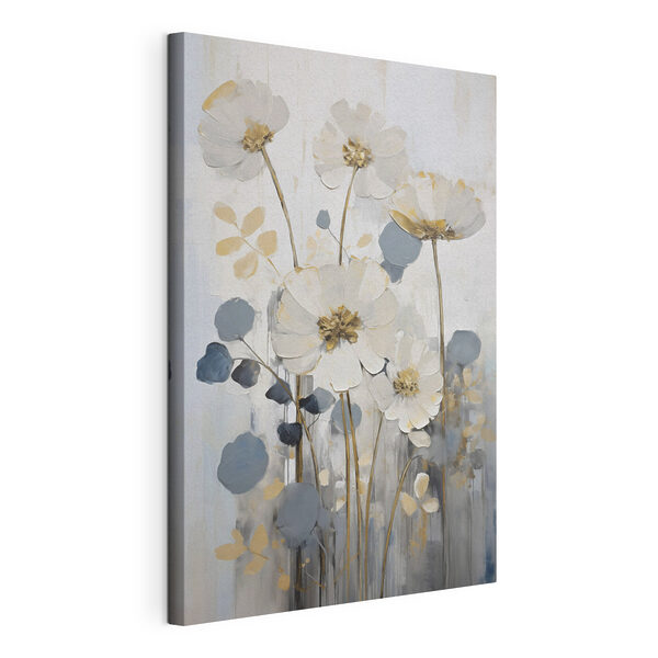 Pintura de flores y hojas Cuadros Pintura de flores y hojas