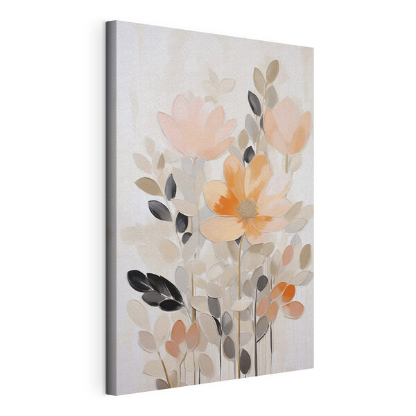 Pintura de flores y hojas Cuadros Pintura de flores y hojas