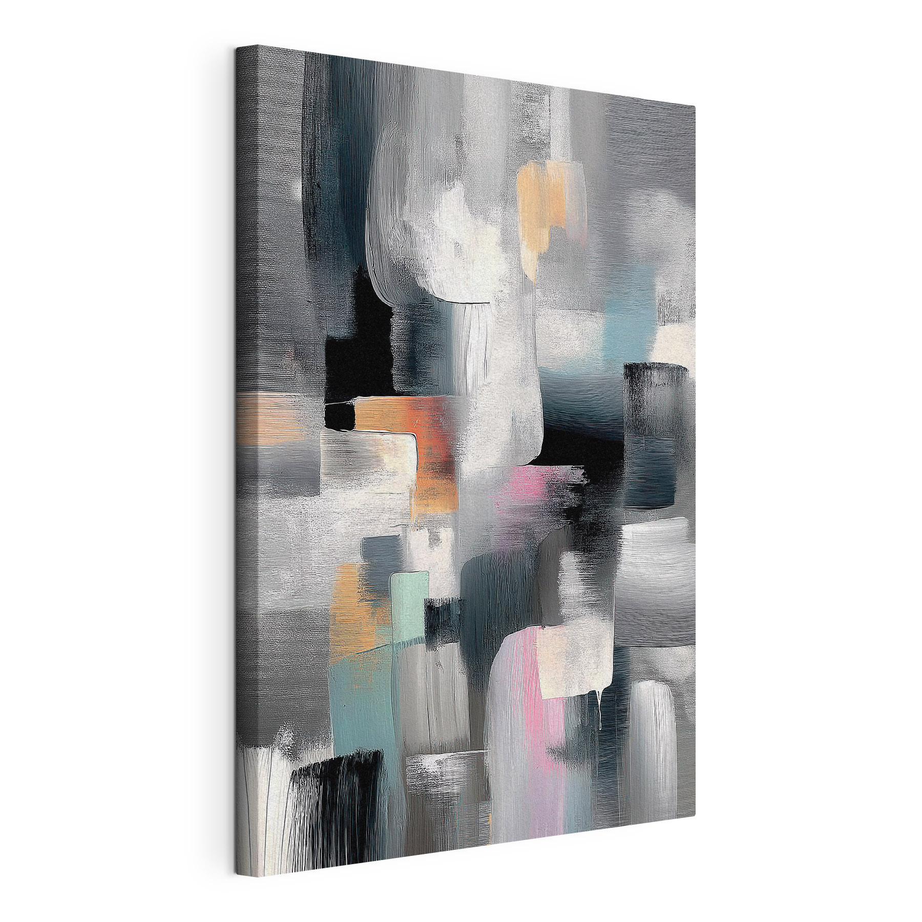 Abstract hues in dynamic arrangement