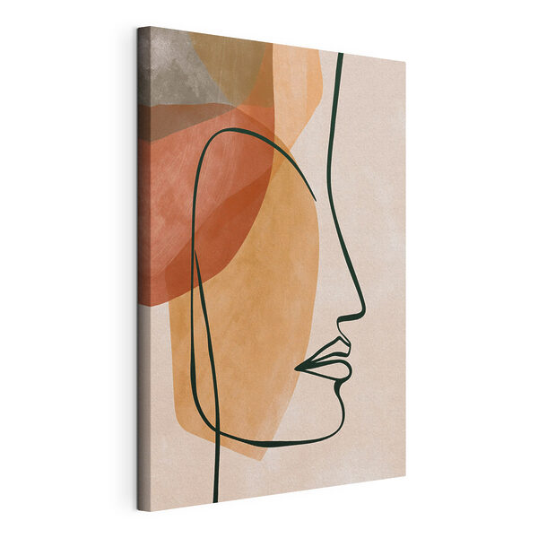 Dibujo del rostro de una mujer Cuadros Dibujo del rostro de una mujer