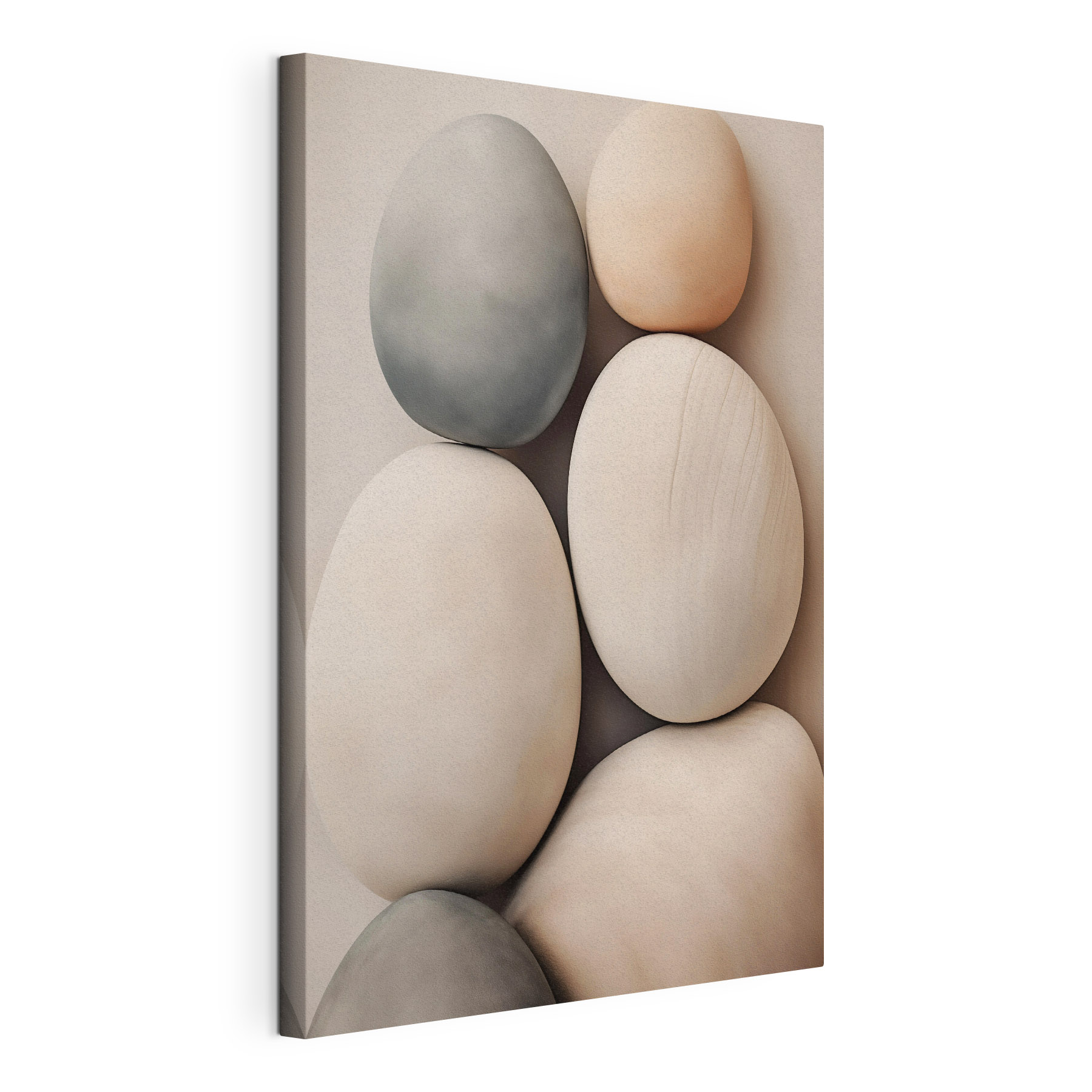 Group of oval shaped objects