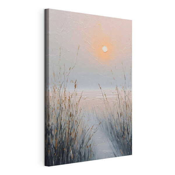 Cuadros El sol sobre un lago