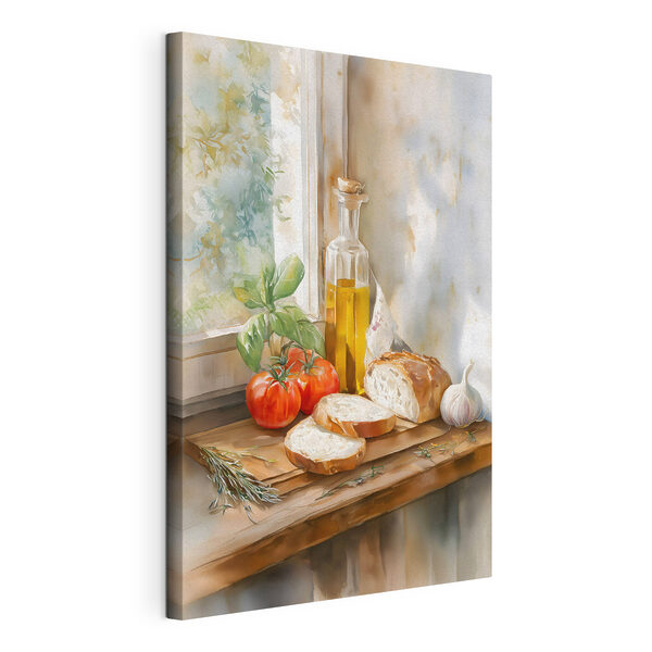 Cuadro que representa comida sobre una mesa Cuadros Cuadro que representa comida sobre una mesa