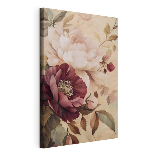 - Exuberantes flores en suaves tonos pastel Cuadros - Exuberantes flores en suaves tonos pastel
