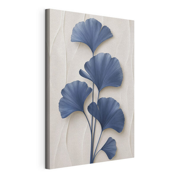 Elegante diseño botánico en tonos azules Cuadros Elegante diseño botánico en tonos azules