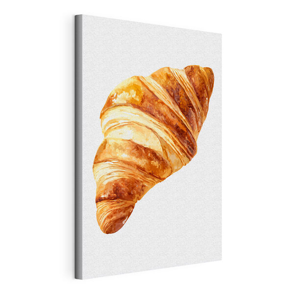 Croissant recién horneado en el escaparate Cuadros Croissant recién horneado en el escaparate