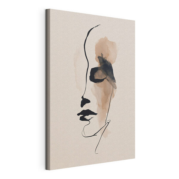 Dibujo del rostro de una mujer Cuadros Dibujo del rostro de una mujer