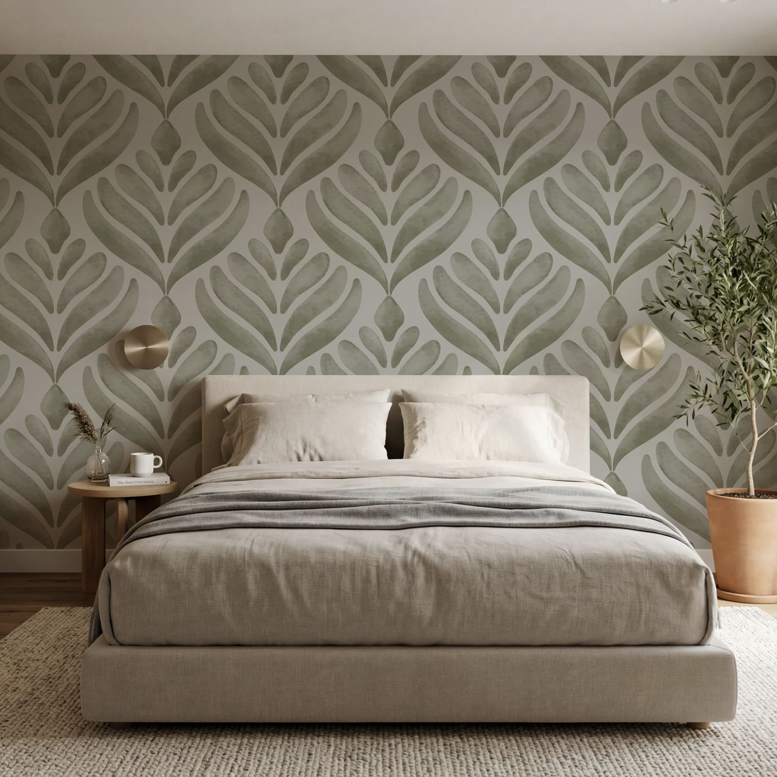 Diseño de hojas sobre fondo gris Diseño de hojas sobre fondo gris