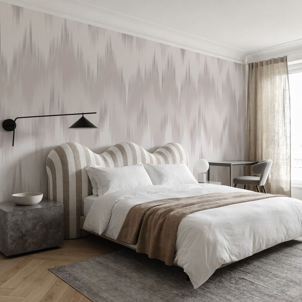 Diseño en zigzag blanco y gris Diseño en zigzag blanco y gris