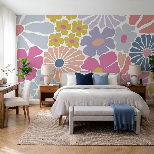Diseño floral a todo color Diseño floral a todo color