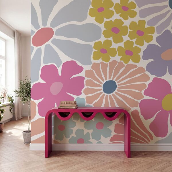 Diseño floral a todo color Diseño floral a todo color