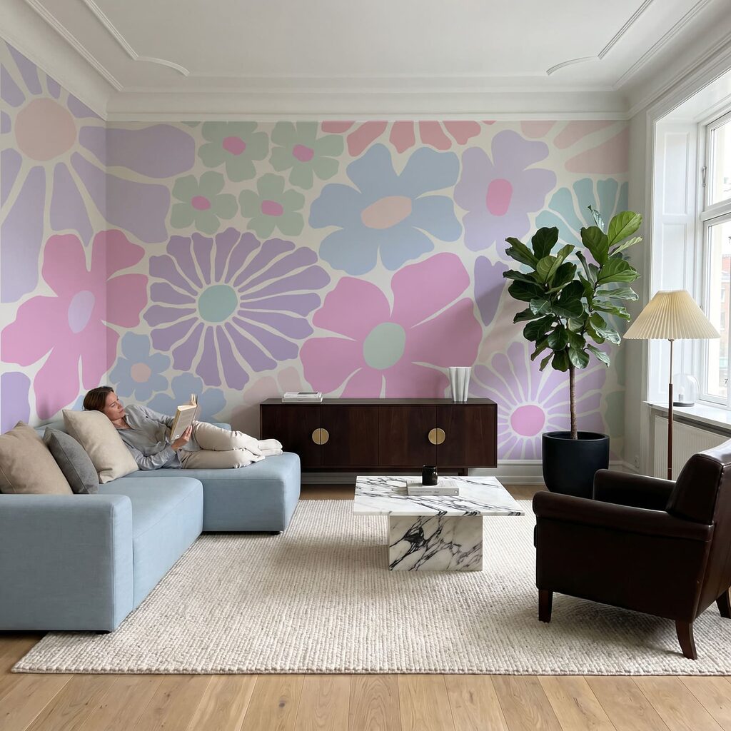 Diseño de flores sobre fondo blanco Diseño de flores sobre fondo blanco