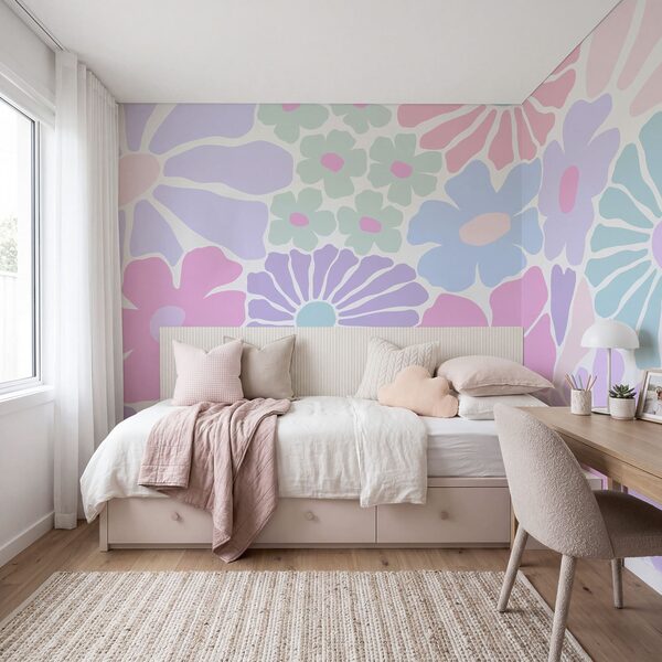 Diseño de flores sobre fondo blanco Diseño de flores sobre fondo blanco