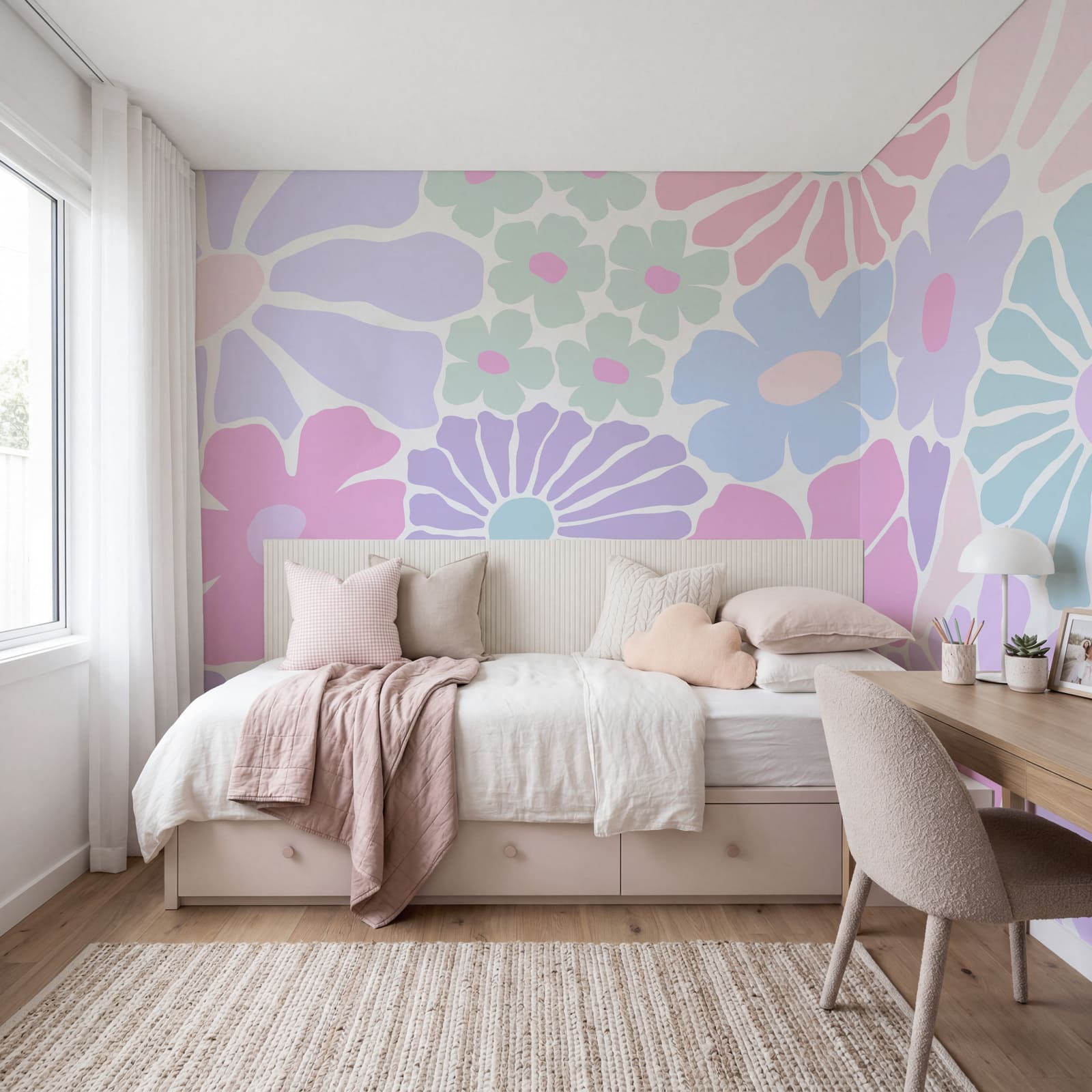 Diseño de flores sobre fondo blanco Diseño de flores sobre fondo blanco