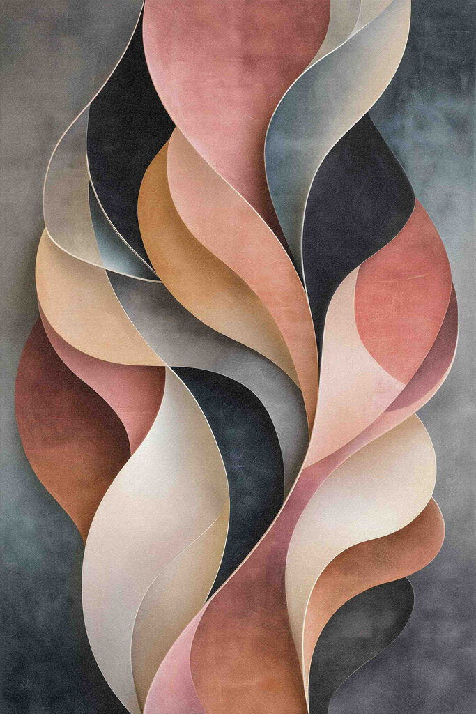 Colorful art piece of paper