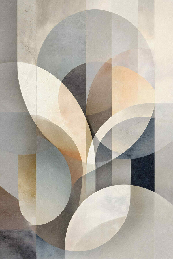 Soft shapes in calming hues