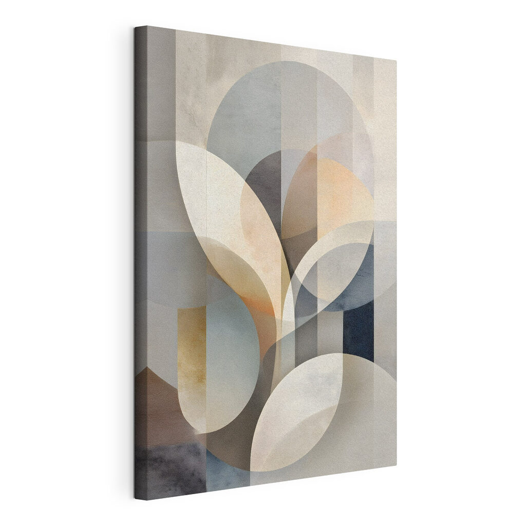 Soft shapes in calming hues