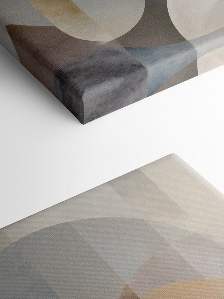 Soft shapes in calming hues