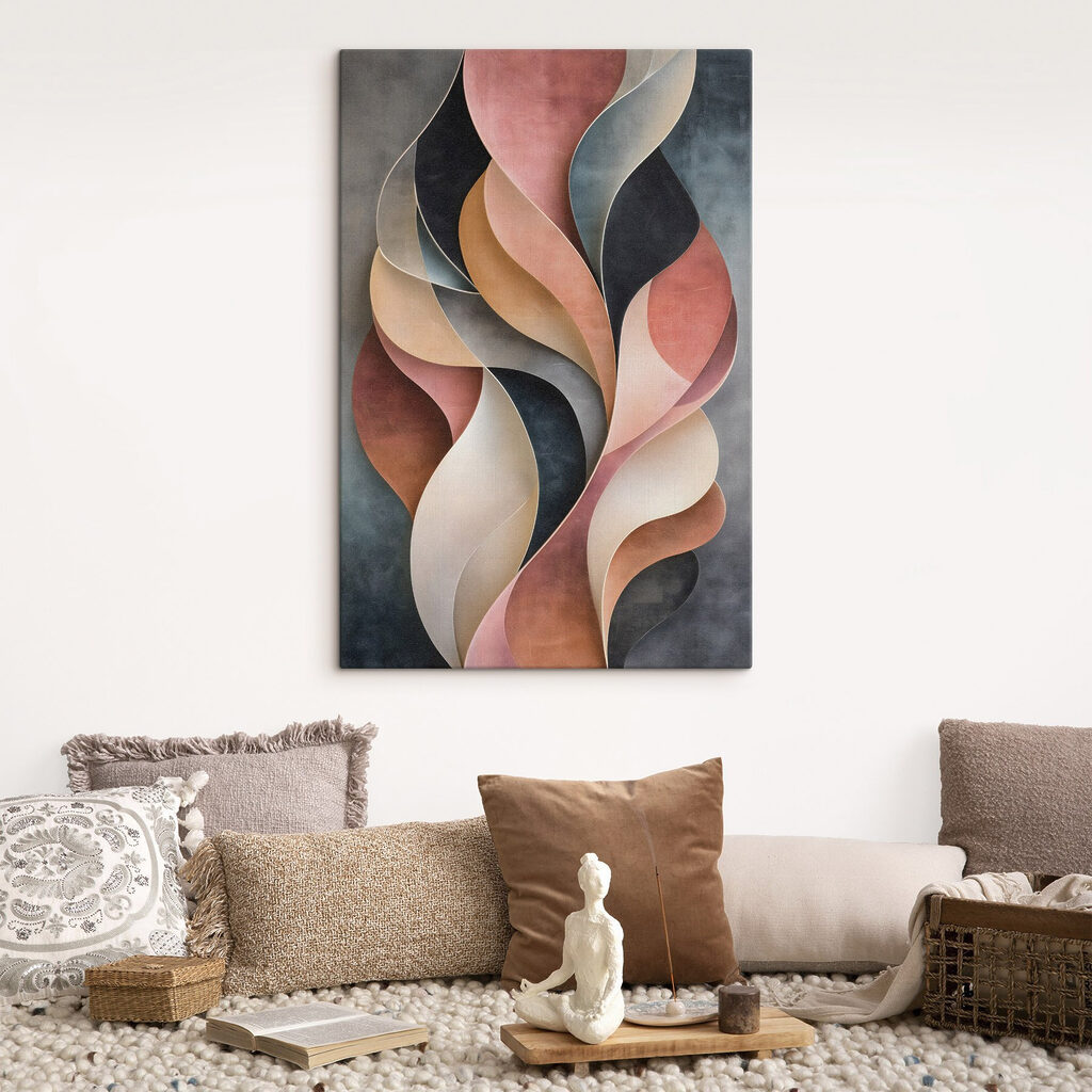 Colorful art piece of paper