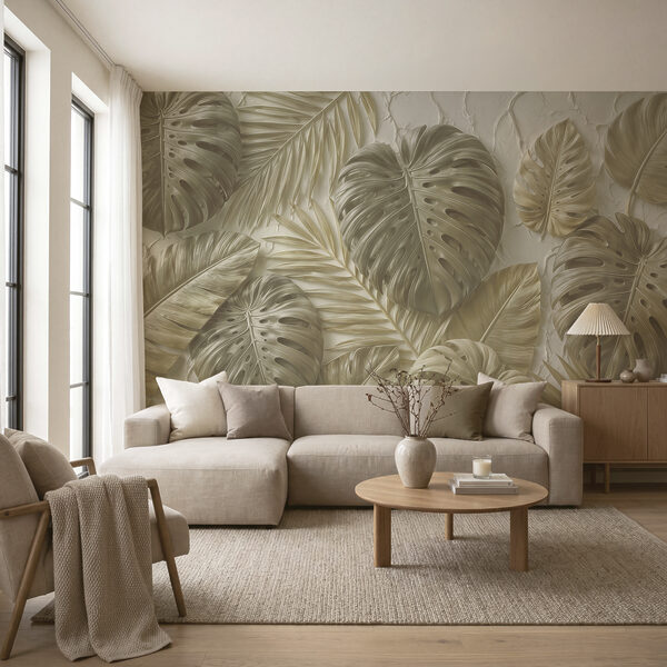 Conjunto de hojas sobre una superficie blanca Conjunto de hojas sobre una superficie blanca