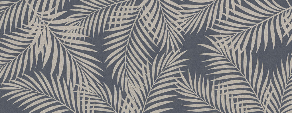 Pattern of leaves on a blue background Pattern of leaves on a blue background