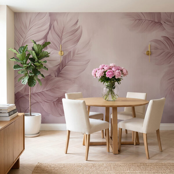 Hojas delicadas en tonos suaves Hojas delicadas en tonos suaves
