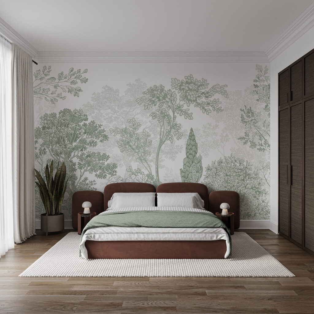 Conjunto de árboles y plantas Conjunto de árboles y plantas