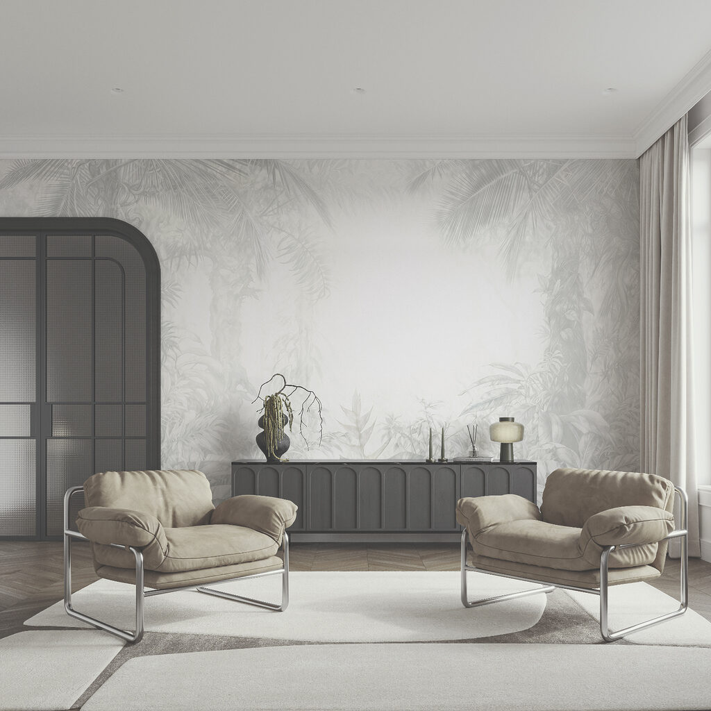Fondo blanco con plantas Fondo blanco con plantas
